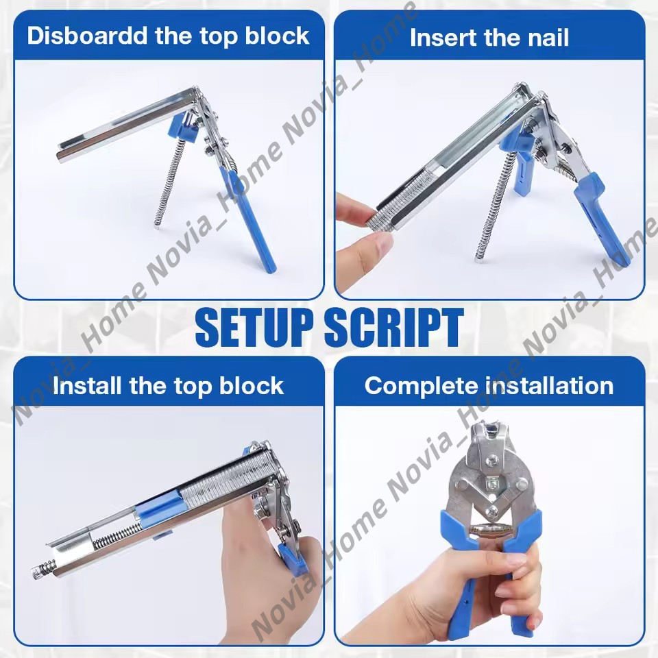 Sent From Bangkok Ring Clamp Pliers Bird Cage Stapler Wire Crimping ...