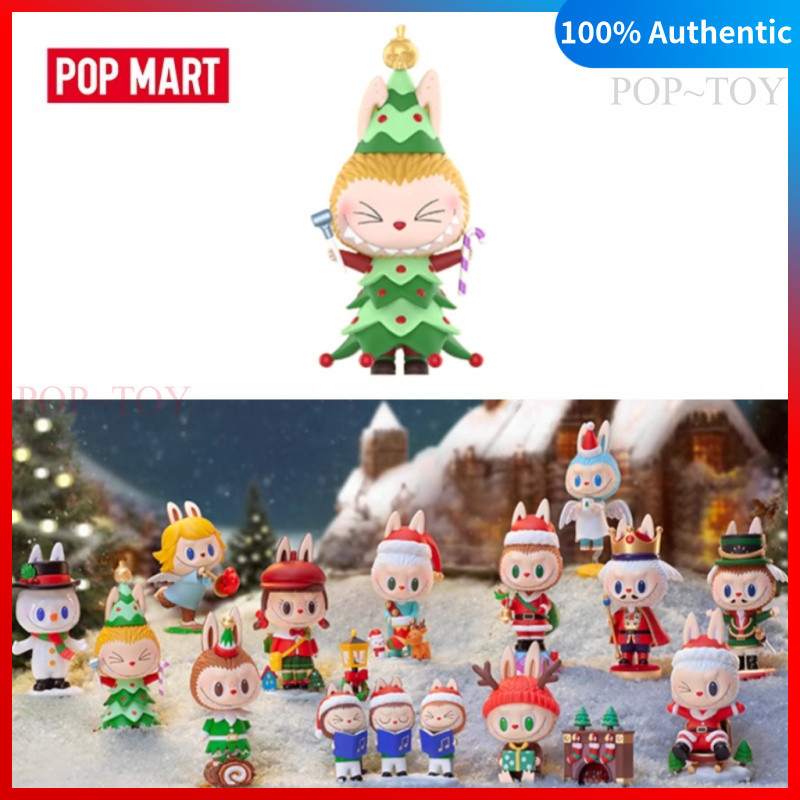 POPMART LABUBU Lets Christmas Series cute Figures pop mart labubu