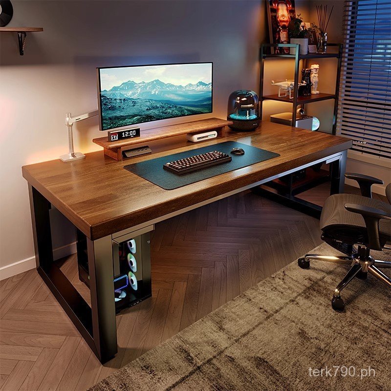 Desk Writing Desk Rectangular Student Desk Computer Desk Solid Wood ...