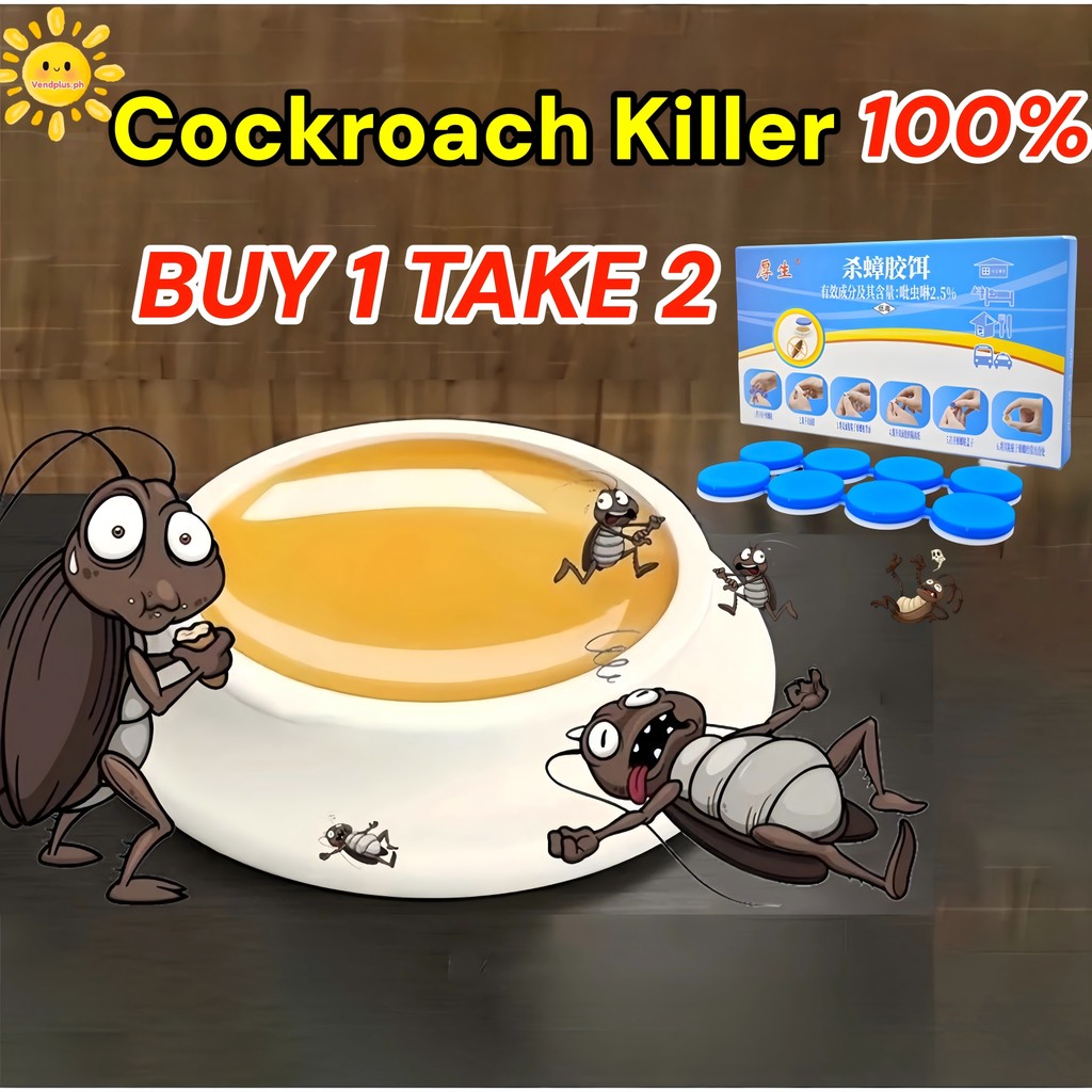 Buy 1 Take 2 Cockroach Killer Non-toxic Pamatay Ipis Safe for Kids and ...