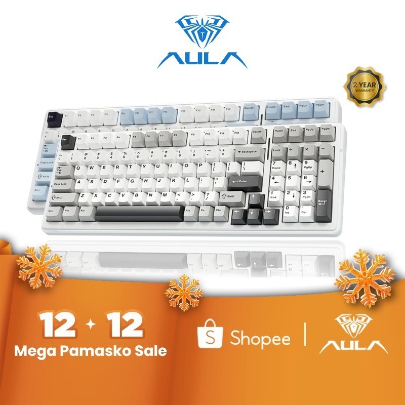 Aula F99 3in1 Gaming Mechanical Keyboard RGB Hot Swappable 99 keys The ...