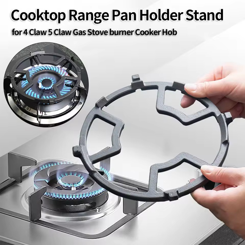 Heavy Duty Cast Iron Gas Stove Rack, Non Slip Wok Support, Sturdy Kitchen  Cookware Accessory | Shopee Philippines