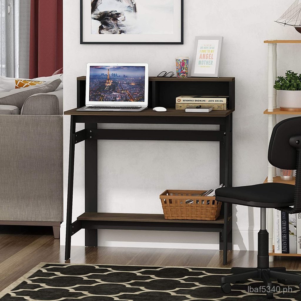 Computer desk, simple office desk, single-person student solid wood ...