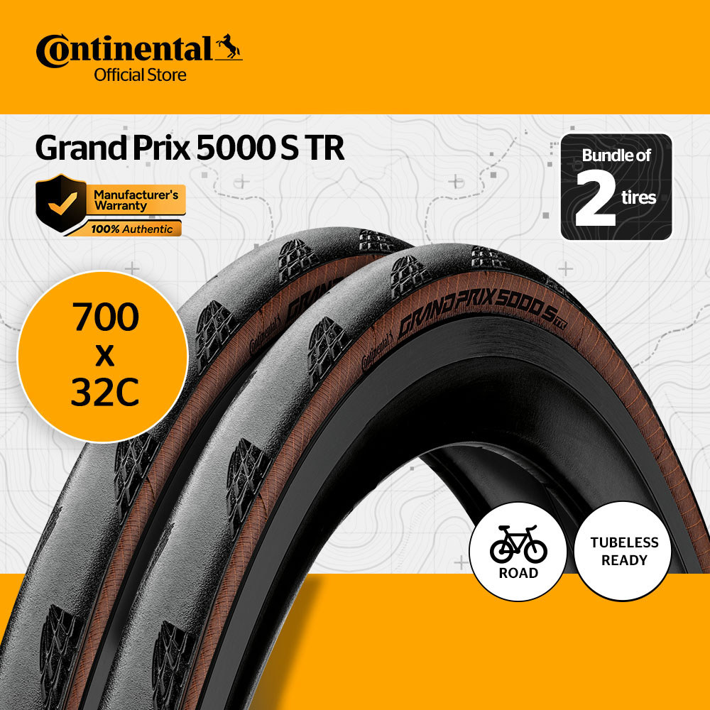 Continental GP 5000S TR Black/Transparent Foldable Tubeless Ready Tire ...