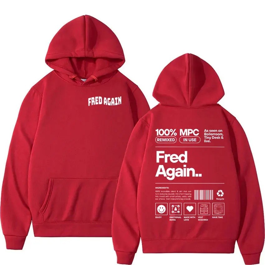 Fred again… パーカー pullover hoodie Fred Again Music Album Print