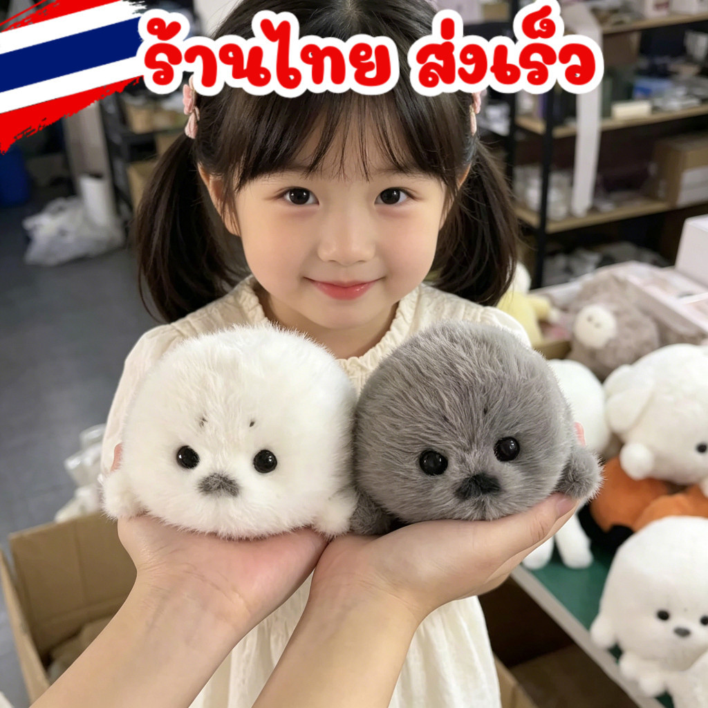 Express Delivery 4 Hours Sea Animal Keychain Seal Bag Pendant Doll ...