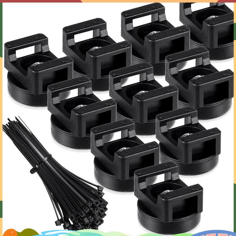 Magnetic Zip Tie Mount Cable Holder Magnets Magnetic Wire Management ...