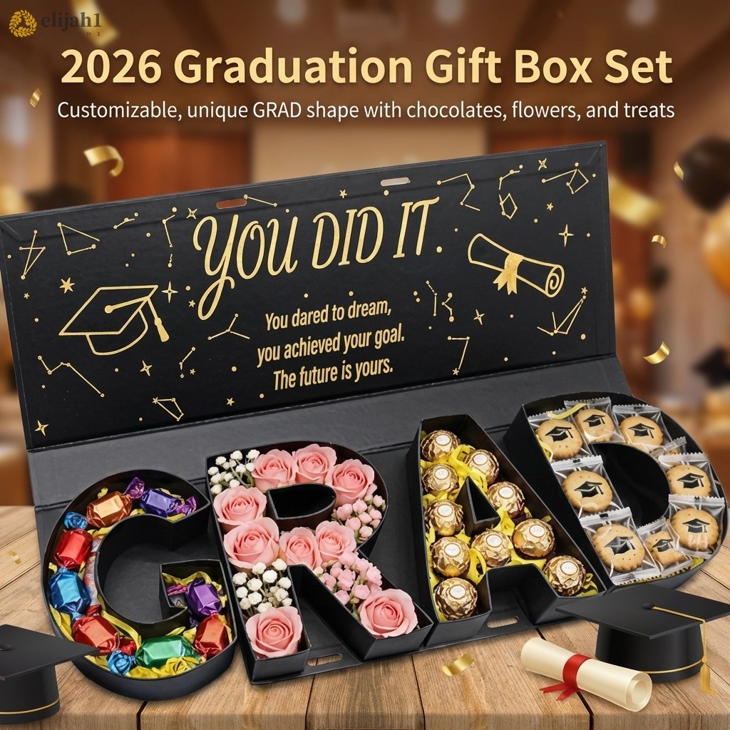 2026 Graduation Gift Box Cardboard Storage Container For Certificates ...