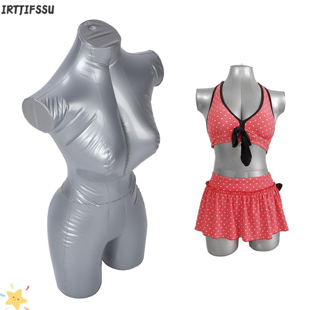 IRTJIFSSU 1pcs Female Inflatable Mannequins, Half Body Inflatable Half ...