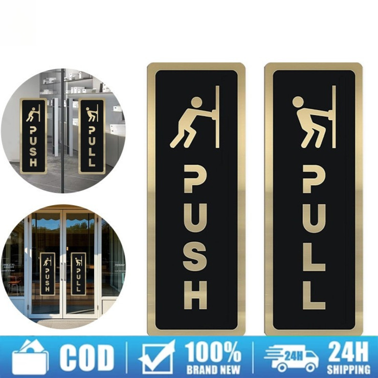 Shop pull and push signage for Sale on Shopee Philippines