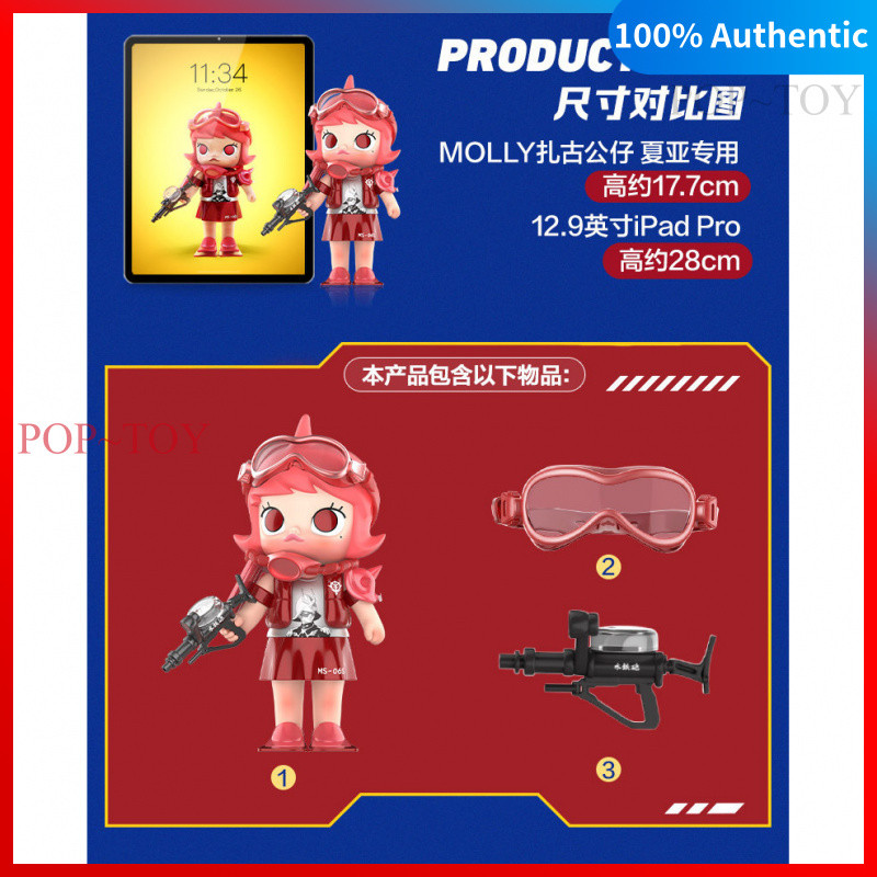 POPMART Molly ZAKU GUNDAM Limited Edition pop mart blind box