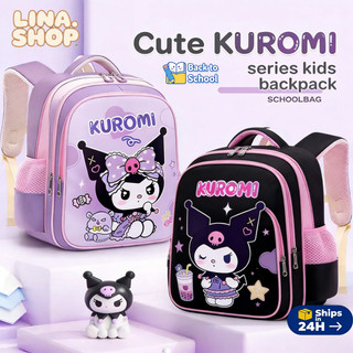 Sanrio Student Schoolbag Cartoon Kuromi Melody Waterproof Large ...