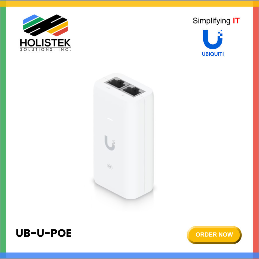 Ubiquiti U-PoE 15W Adapter – PoE Injector for Cameras | APs | Network ...