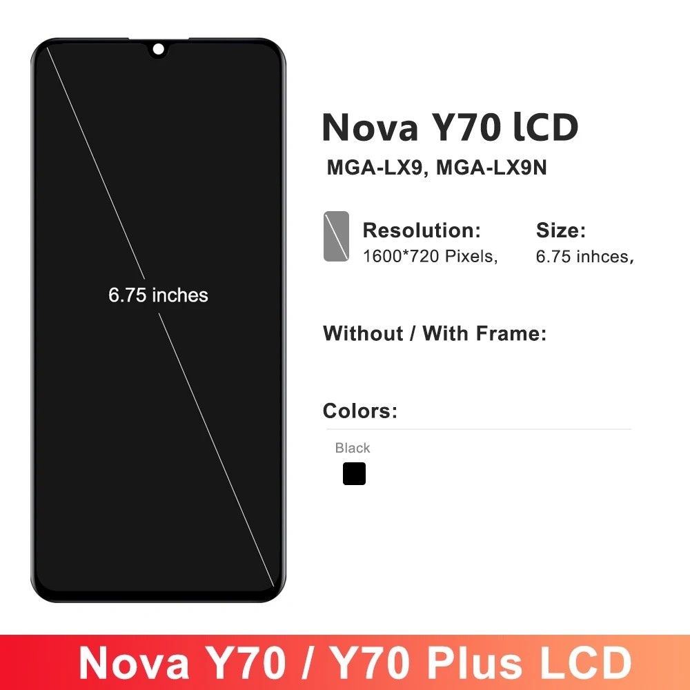huawei nova y70 lcd - Best Prices and Online Promos - Oct 2026 | Shopee ...