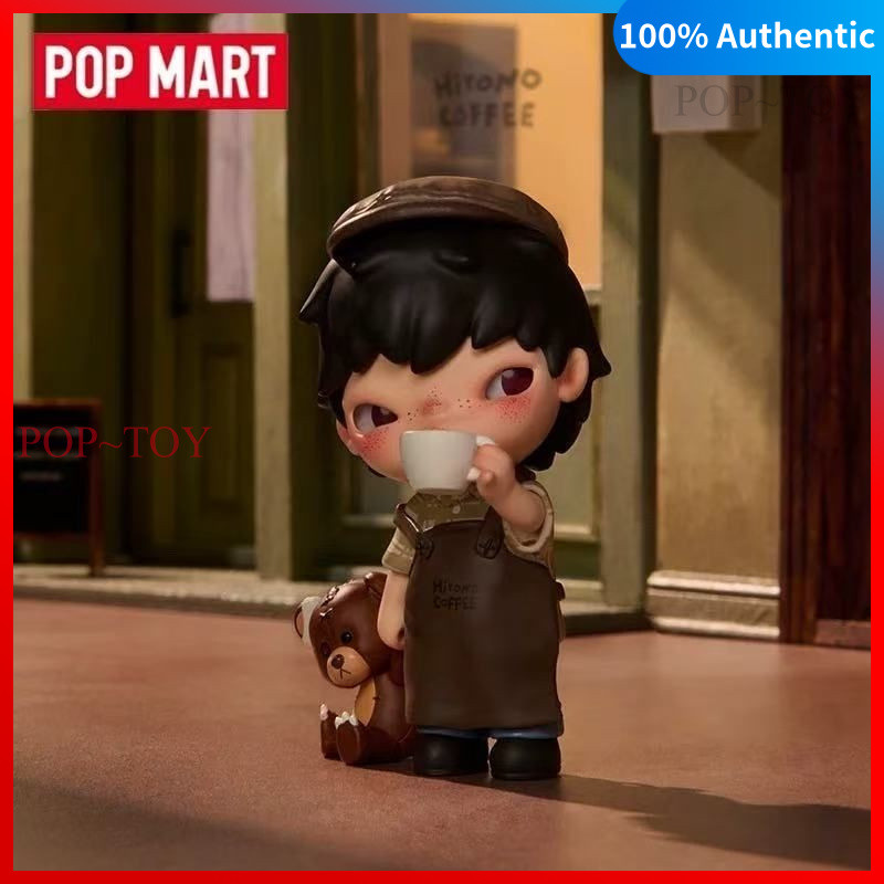 POPMART hirono Coffee Figure pop mart hirono ornament gift toy