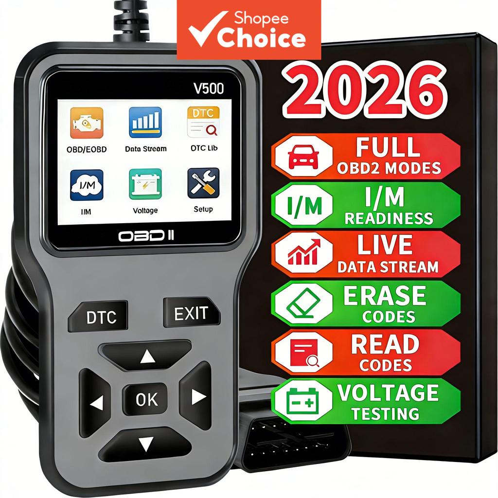 Latest OBD2 Scanner Diagnostic Tool - Full-Featured Engine Code Reader ...