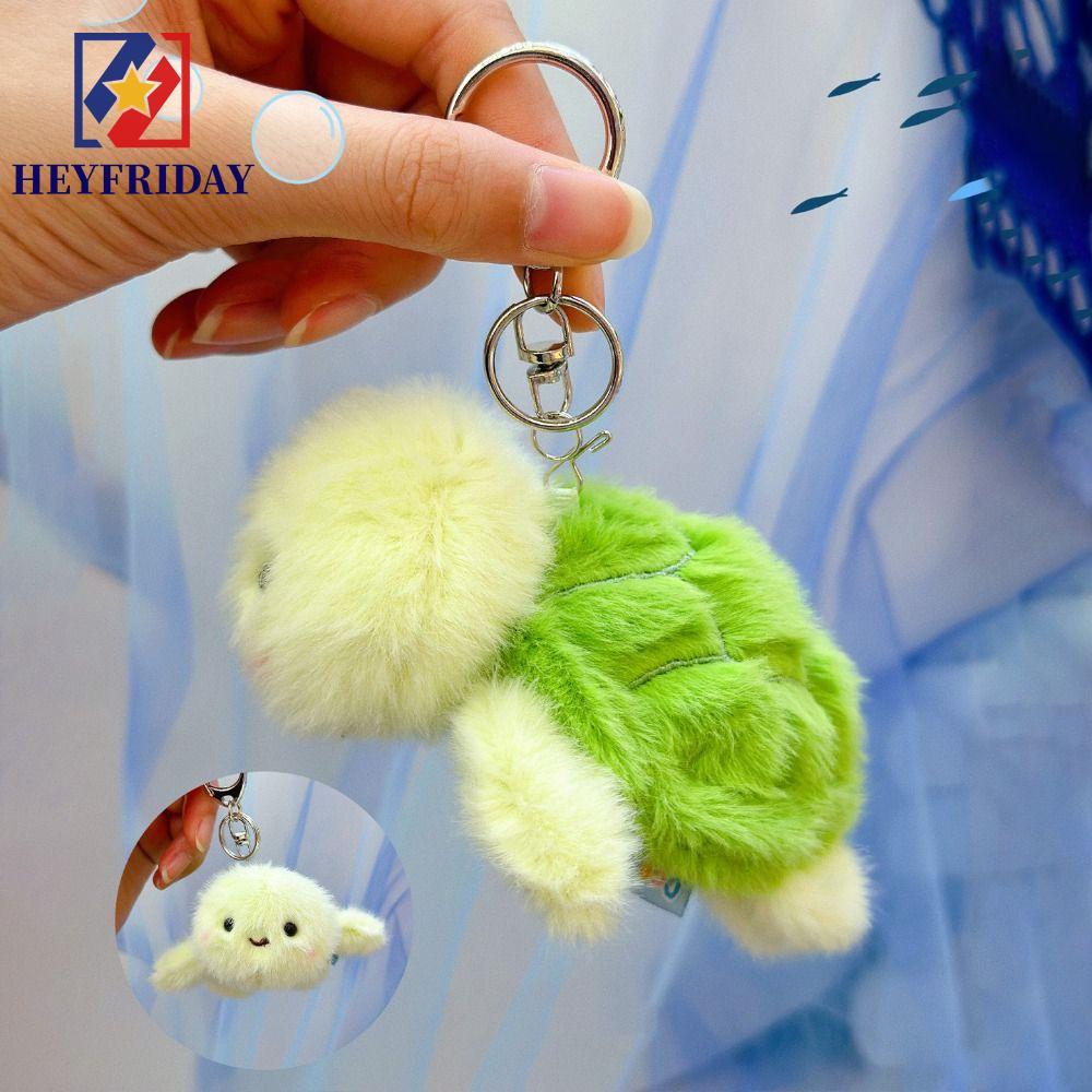 NOVAFLUX Ocean Animal Plush Keychain, Soft Small Turtle Fluffy Whale ...
