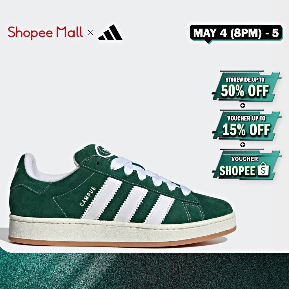 adidas Lifestyle Campus 00s Shoes Unisex Green H03472 | Shopee Philippines