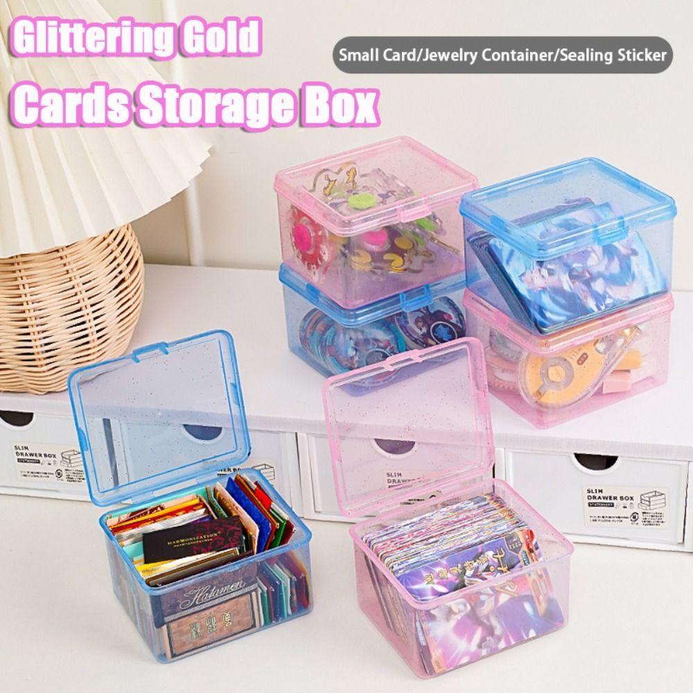 KAREN Storage Box, Transparent Plastic Dust-proof Collection Box, Multi ...