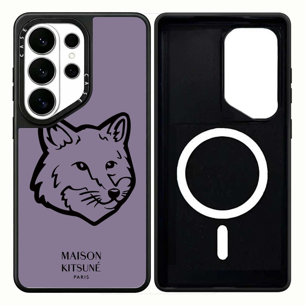 galaxy s25用 casetify MAISON KITSUNE Samsung Galaxy S26 S25 S24 S23 S22 Ultra Plus Phone Case【Maison
