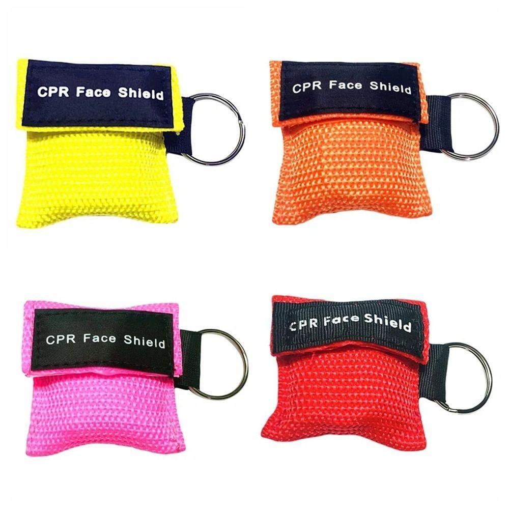 LOMBARD CPR Mask, One-way Valve Mouth Breath Emergency Face Shield ...