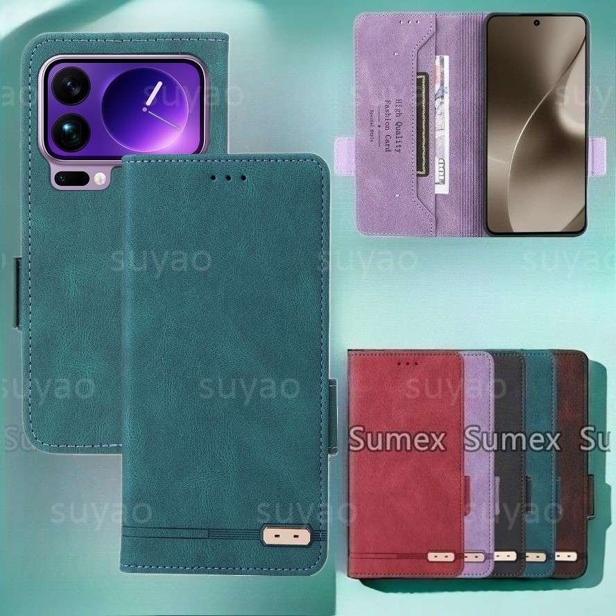 Flip Leather Cover For Xiaomi 17 Pro Max Xiaomi17 Ultra 5G Stand Holder ...