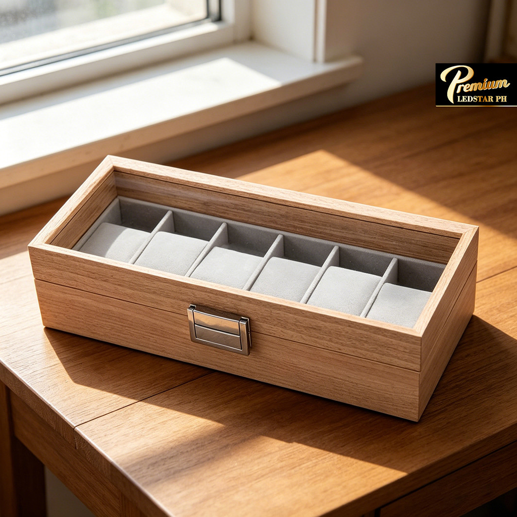 Wooden Display Board for 6 Watches Watch Case Watch Tray Watch ...