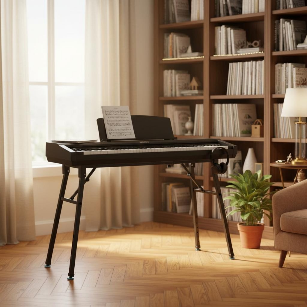 Foldable Design Folding Keyboard Stand Portable Adjustable Keyboard ...