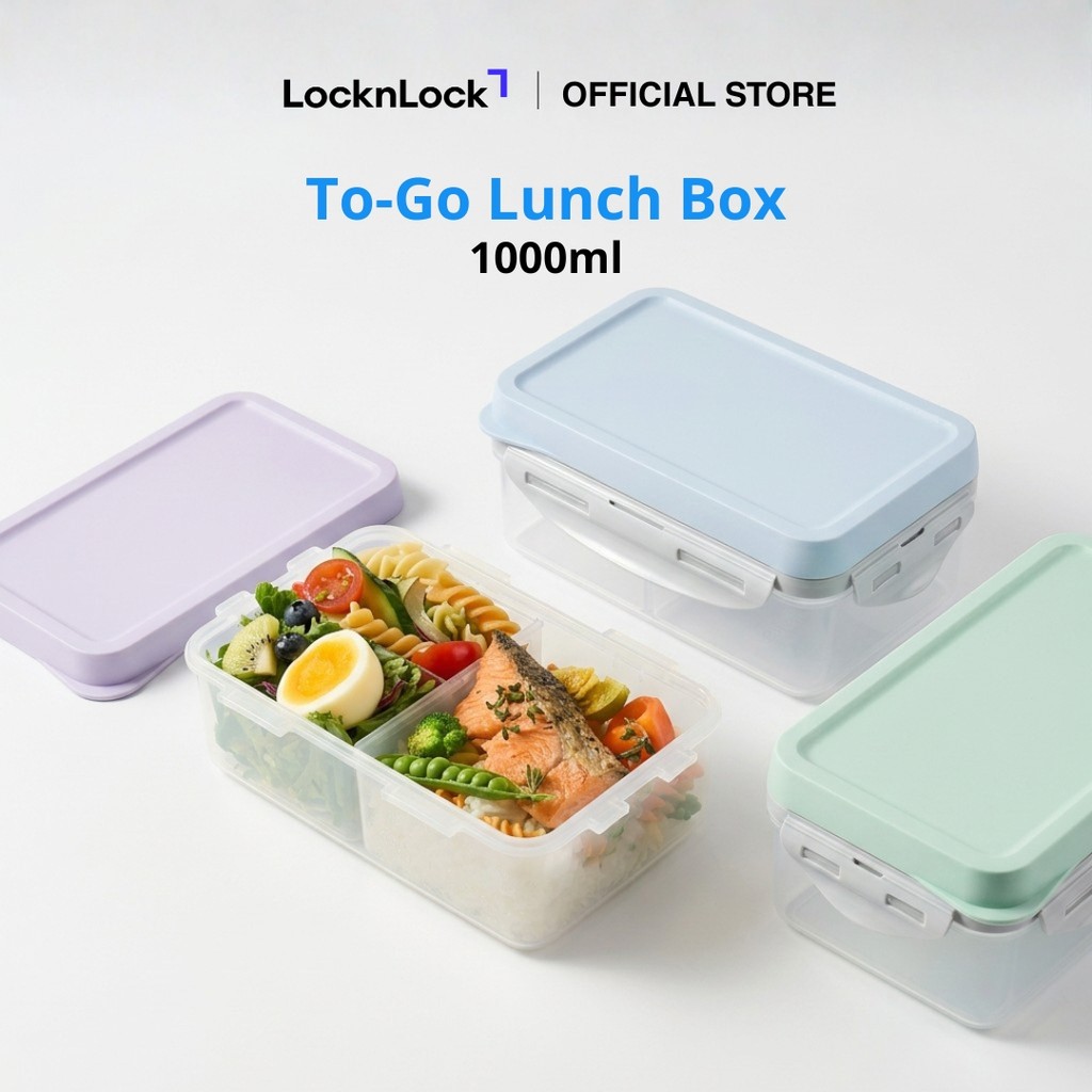 LocknLock To-Go Modern Airtight Lunch Boxes | | Bento Box for Kids and ...