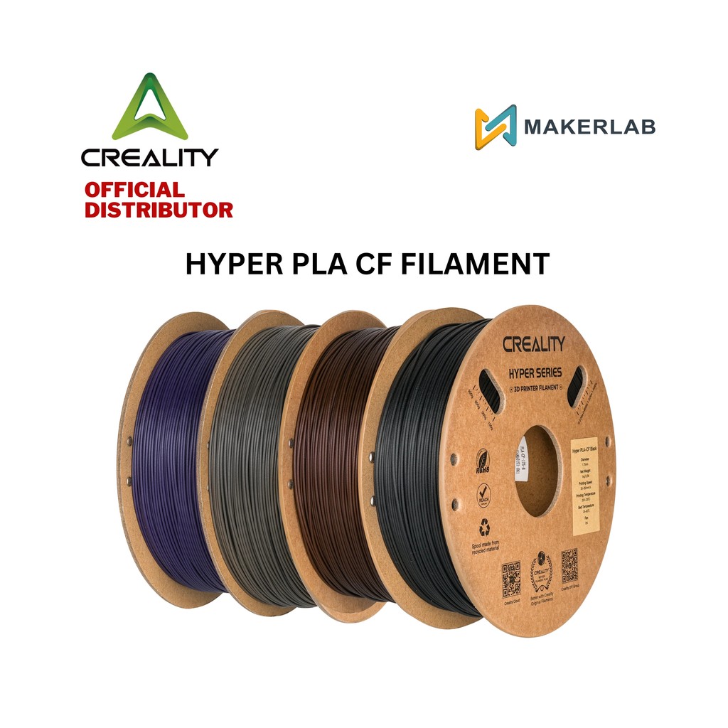 Creality Hyper PLA-CF Filament 1.75mm 1kg 3D Printer | Shopee Philippines