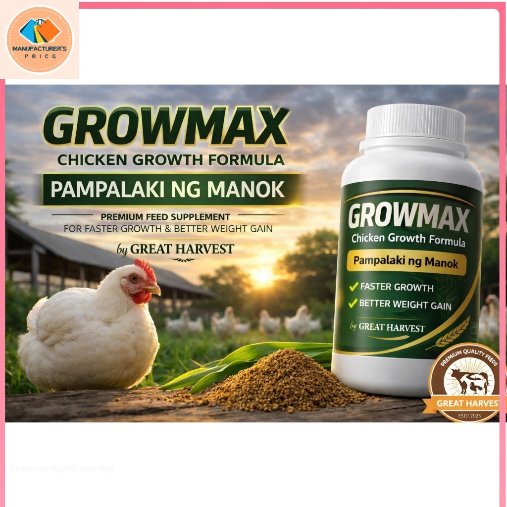 Pampataba ng Manok Growth Booster Feed Supplement Broiler Native Layer ...