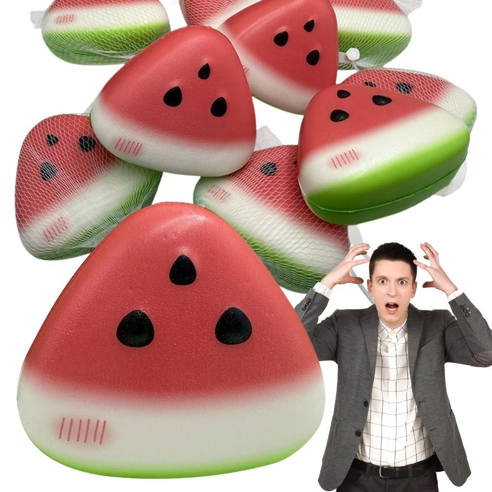 EASY Watermelon Stress Reliever , Soft Ice Skin Slow Rebound Anti ...