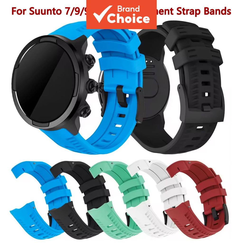 Feysentoe Cinturino Per Suunto 9, 7, Spartan Sport Wrist HR E D5 – Ricambio In Silicone, Morbido E Ipoallergenico, Design Ergonomico Cinturino Suunto 9