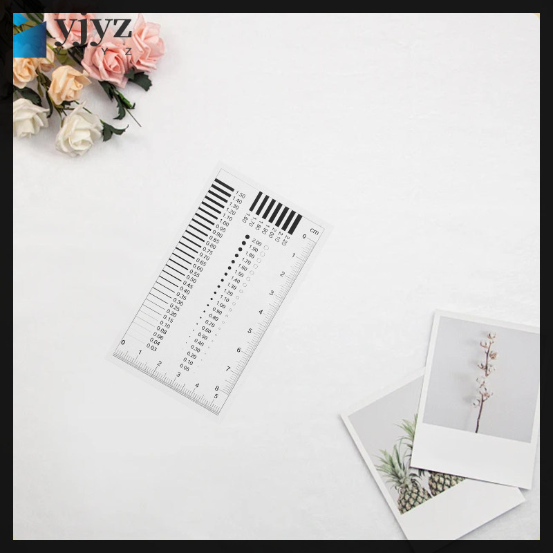 Film Centimeter Protractor Defect Measurement Chart Appearance ...