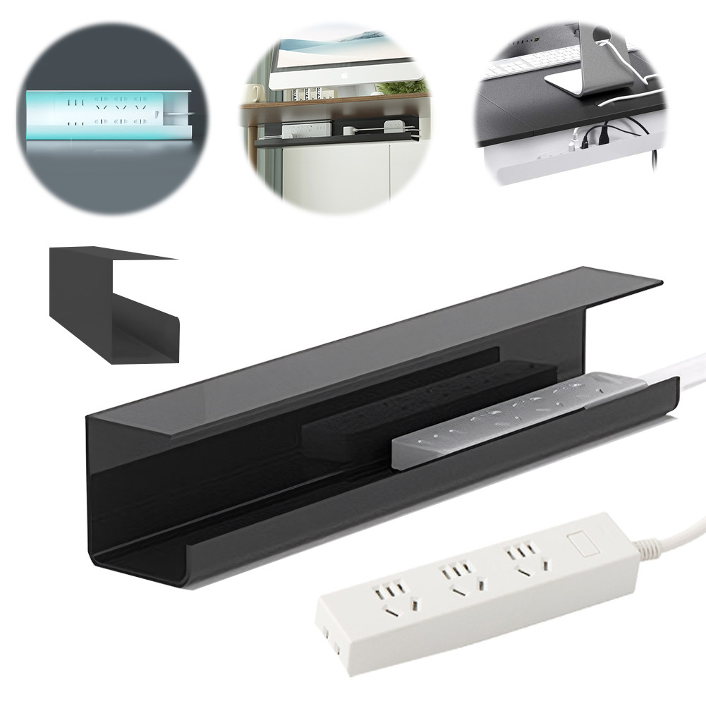 [frendyest9.ph] Under Desk Cable Management Tray Self Adhesive Cord ...