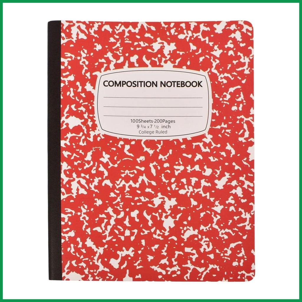 Composition Notebook College Ruled 100 Sheets Abstract Marble Cover ...