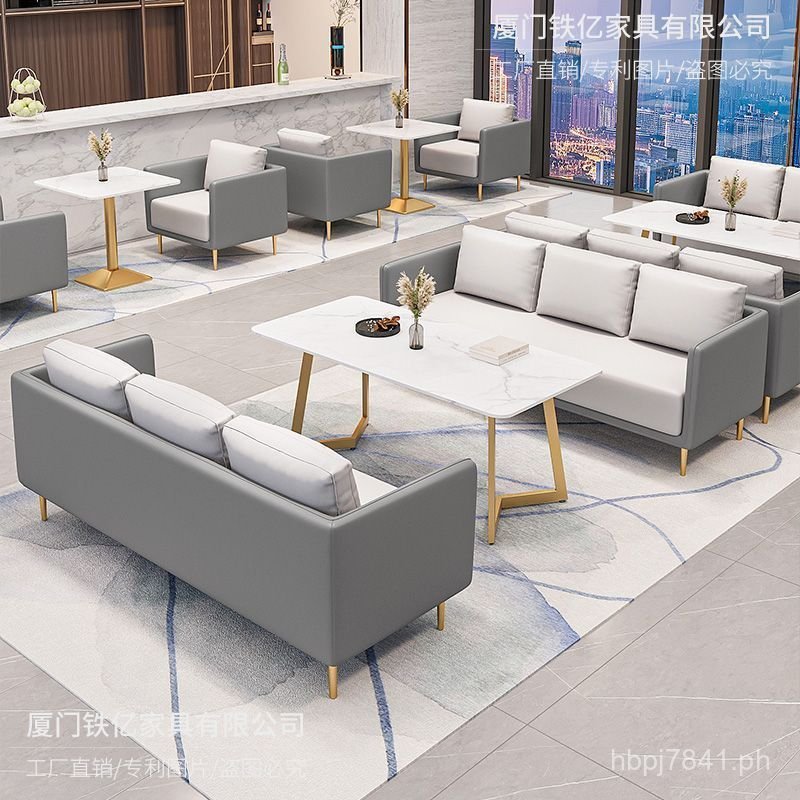 Sofa and seating area for coffee shops and tea houses, simple sofa set ...