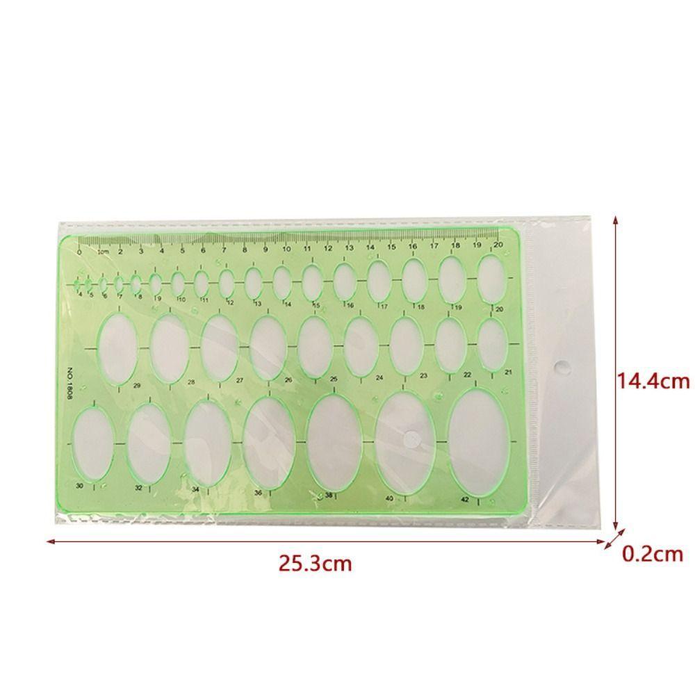 YELGI Ruler, Technical Drawing Geometric Template Circle Stencil ...