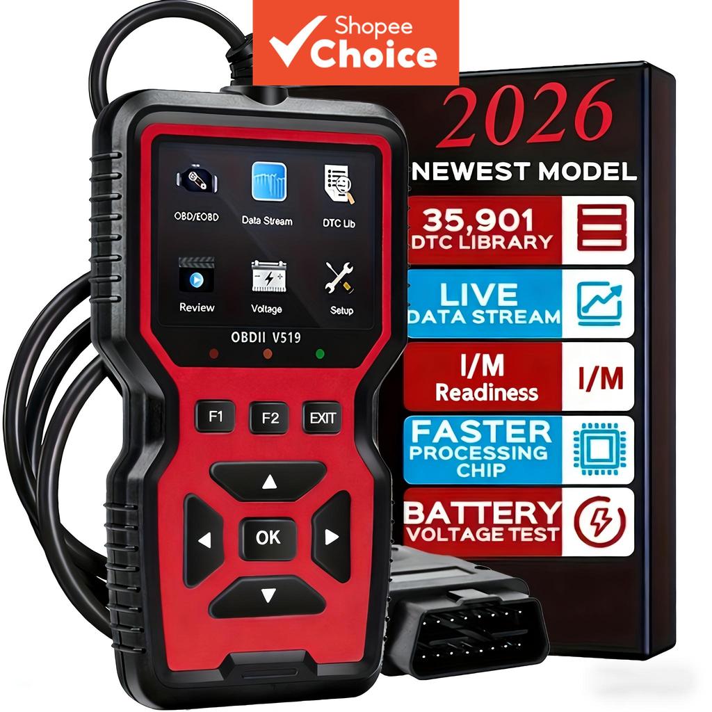 2026 Latest OBD2 Car Diagnostic Tool - Heavy Duty OBDII/EOBD Fault Code ...