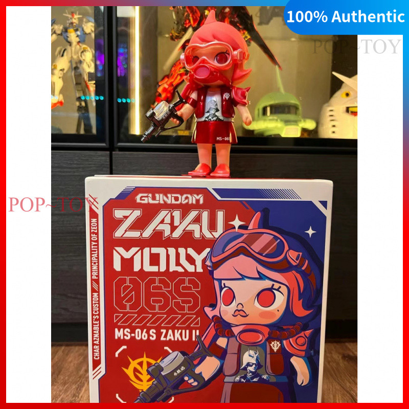 POPMART Molly ZAKU GUNDAM Limited Edition pop mart blind box