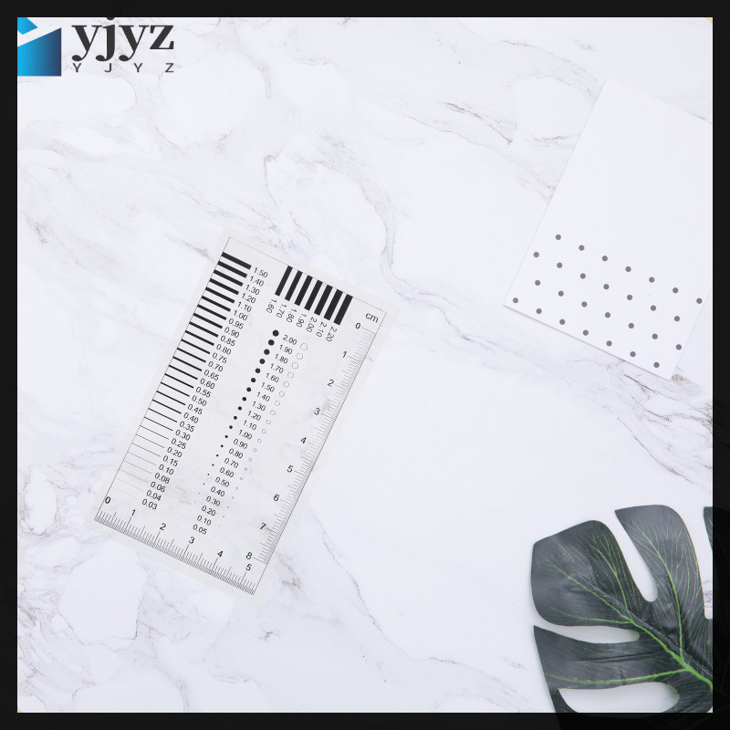 Film Centimeter Protractor Defect Measurement Chart Appearance ...