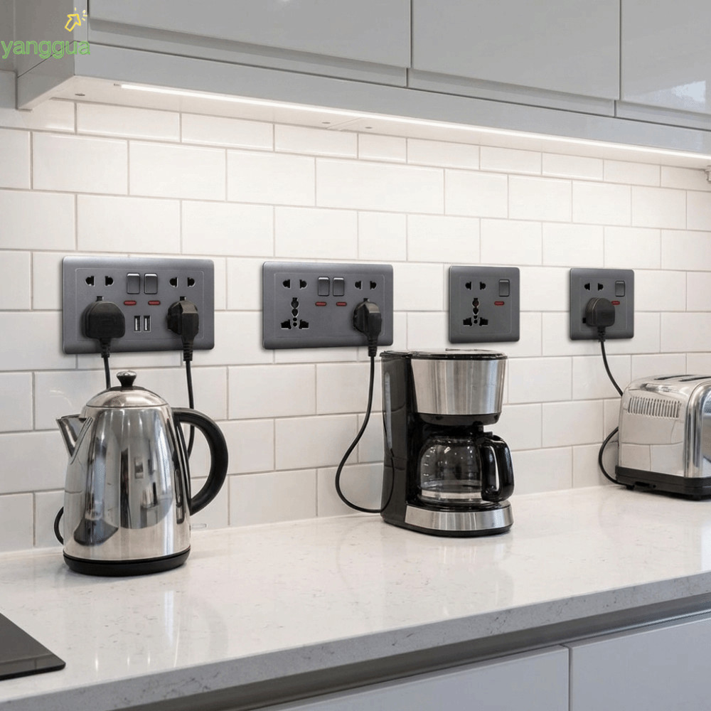 YANGGUA International Wall Socket, Universal 13A Global Power Socket ...