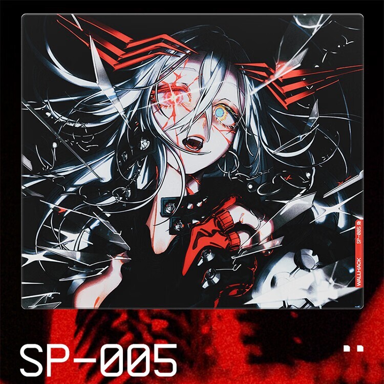 WALLHACK WALLHACK SP005 Hunter CARNAGE SORA Tempered Glass Mouse