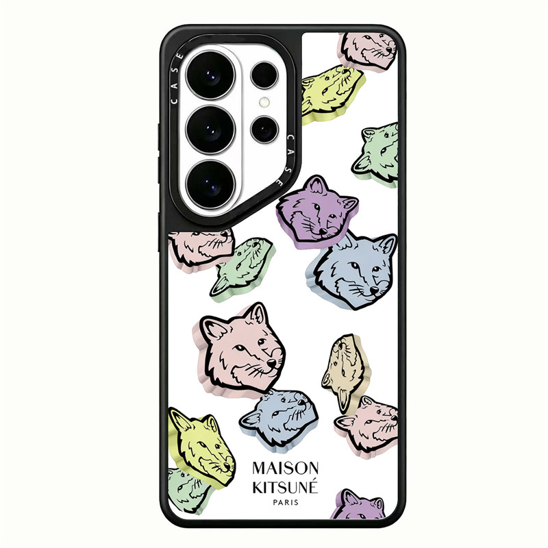 galaxy s25用 casetify MAISON KITSUNE Samsung Galaxy S26 S25 S24 S23 S22 Ultra Plus Phone Case【Maison