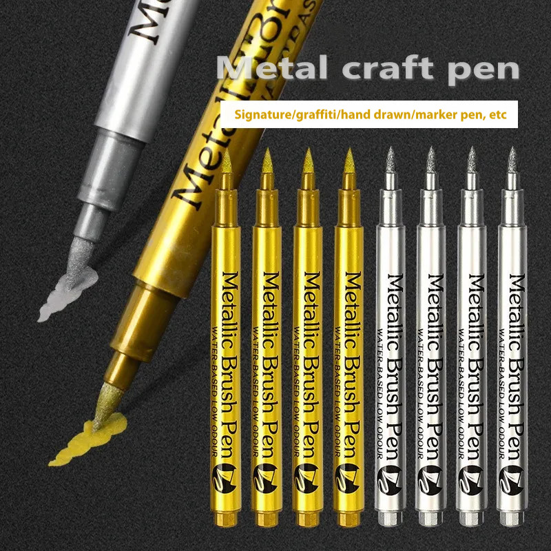 Guangna 550B Soft Tip Metal Marker Hand-Painted Graffiti Painting Pen ...