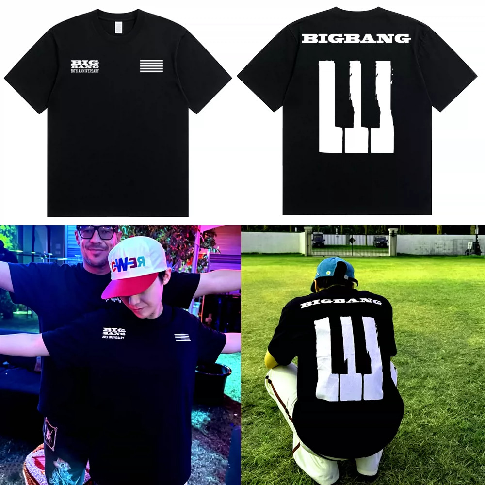 BS1 Coachella Bigbang 20th Anniversary G-DRAGON 220cotton T-shirt