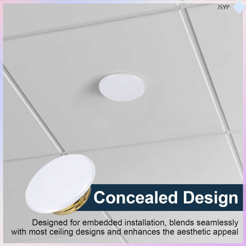 4pcs Fire Sprinkler Covers Plate para Ceiling Sprinkler System ...