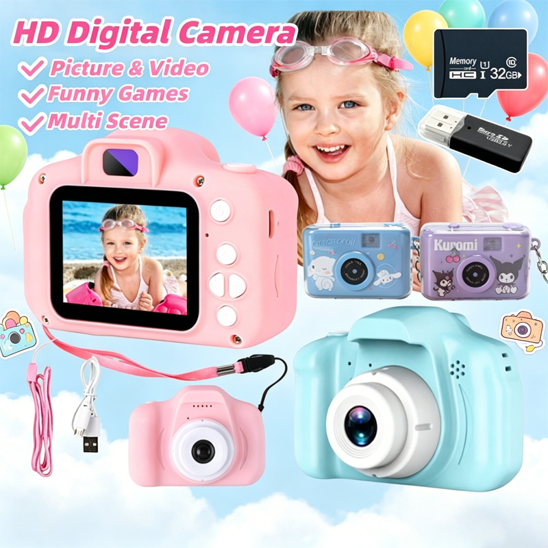 X2 Kids Camera Toy HD Digital Video Camera Mini Portable Recording ...
