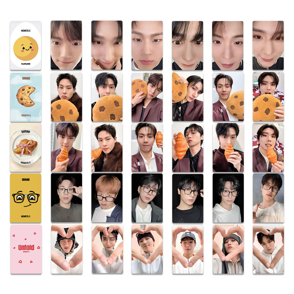 6pcs MONSTA X UNFOLD Lomo Cards target hello82 NOW PROJECT vol.1