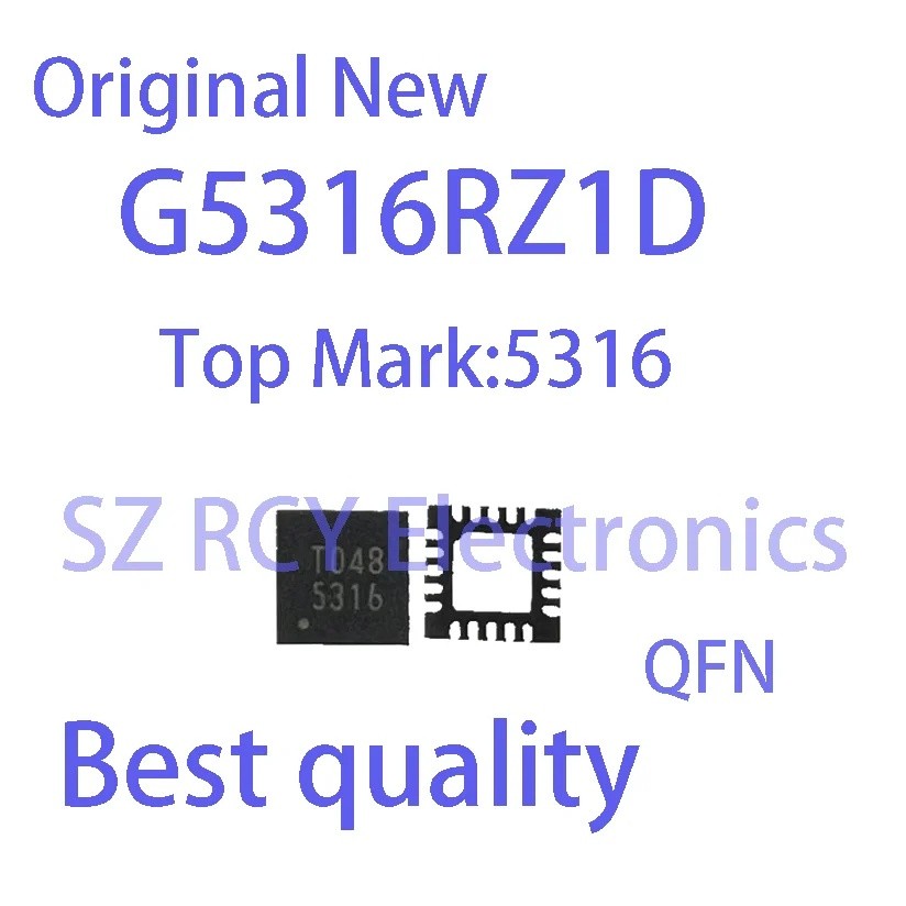 25 PCS)NEW G5316RZ1D G5316 Top Mark 5316 QFN IC Chip YRH | Shopee ...